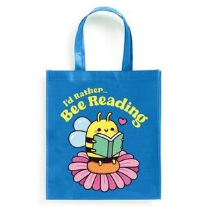 I'd Rather Bee Reading Reusable Shopping Bag -- Mudpuppy